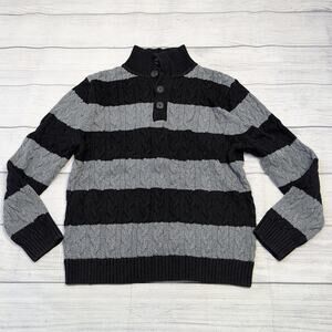 10 Hanna Andersson Striped Cable Sweater